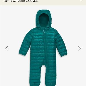 Primary Teal Kids Puffer Jacket